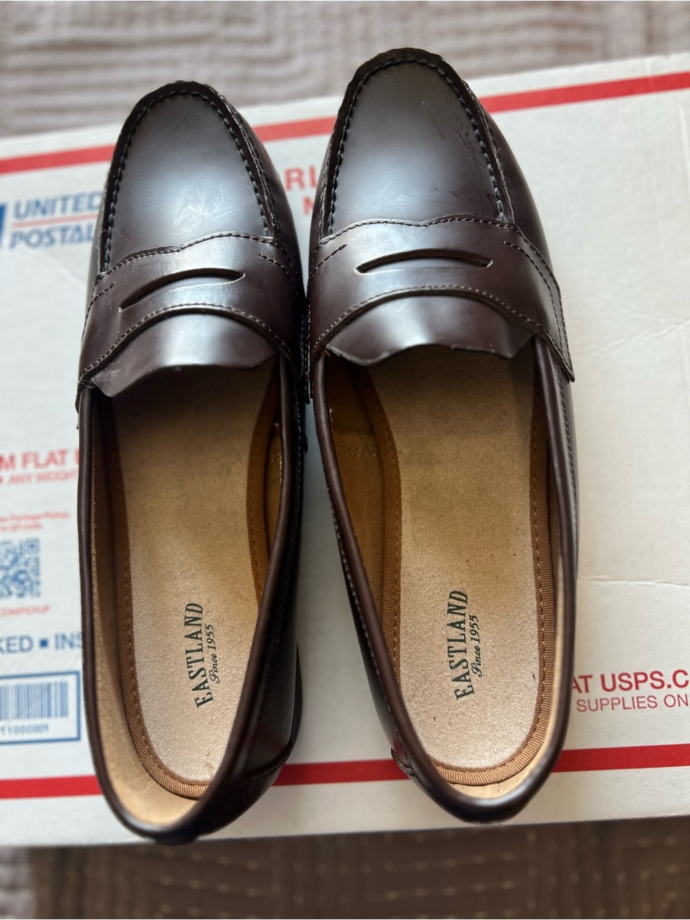 Eastland Classic II Women's Penny Loafers Size 10M  Burgundy Leather Classic